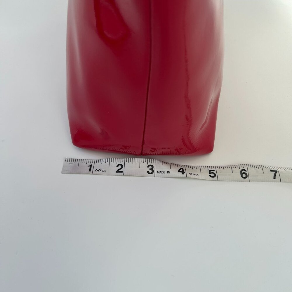 NWT Kate Spade New York Small Evie Veranda Place Patent Leather Tote Bag Red NEW - Picture 7 of 9